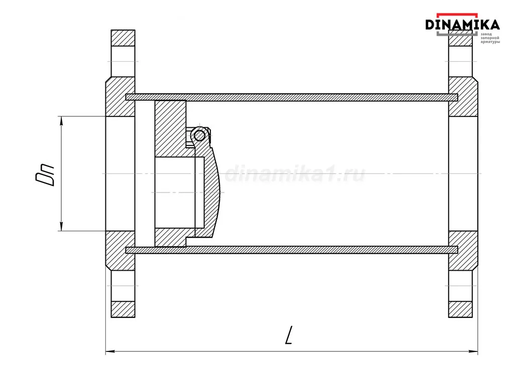 Обратный клапан 19нж38нж Ду300 Ру16-160 фланцевый